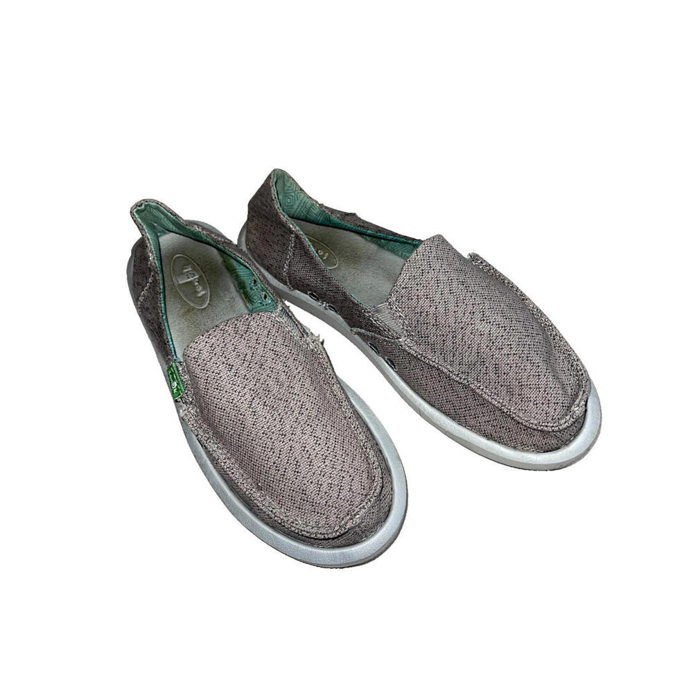 Sanuk Women's Slip On Shoes Size 7 Canvas